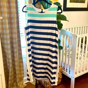 Vineyard Vines Women's Cotton Tank Top Dress Size Large L Preppy Stripes